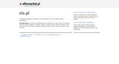 Desktop Screenshot of ols.pl